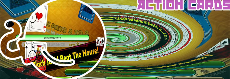 Blackjack card game not 21