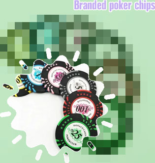 Custom printed poker chips