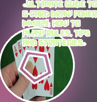 Poker card draw