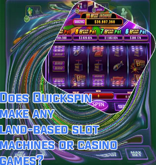 Quick spin slot machine