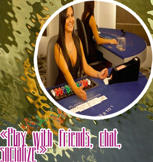Virtual blackjack with friends